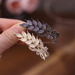 Mauropoli [Sẵn Sàng] Kẹp Tóc Tai Lúa Mì Phong Cách Mới Nhỏ Tinh Tế Đầu Trước Nổ Kẹp Tóc Đầu Sau Nửa Tie Mũ Đội Đầu Nữ