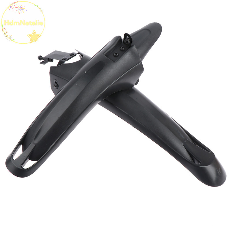HdmNatalie 1 Bộ Xe Ống Chắn Bùn Nhựa Xe Đạp Leo Núi Phía Trước Phía Sau Chắn Bùn VN