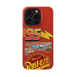 Ốp điện thoại di động thích hợp dùng cho iPhone Mẫu Ngoại Thương đua xe LIGHTNING MCQUEEN Ốp bảo vệ 2 trong 1 dùng cho iPhone16/14/13 DWT4