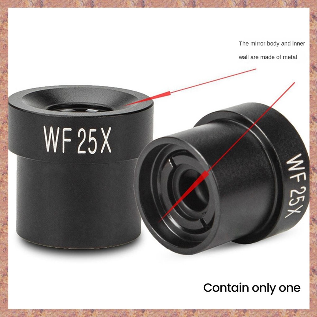 Thị kính hiển vi WF25X Tầm nhìn rộng 12mm cho kính hiển vi sinh học cổng gắn 23,2mm (R F C V)