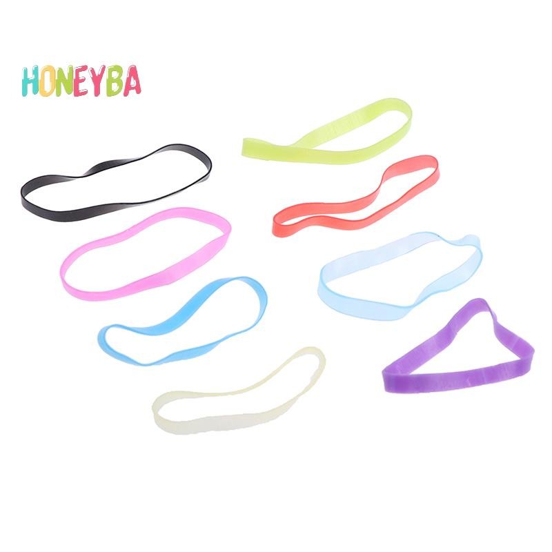 < Honeyba > 1000 Chiếc Dây Cao Su Dùng Một Lần Dây Buộc Tóc Co Giãn Nhẫn Dây Buộc Trẻ Em Bé Gái Đuôi Ngựa