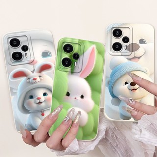 Dành Cho Xiaomi Redmi Note 12 Turbo Ốp Lưng Gấu Trúc Dễ Thương Thỏ Silicon Mềm Kẹo TPU Chống Sốc Cho Xiomi Redmi Note 12 Turbo Capa