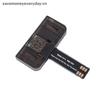[savemoneyeveryday] Bộ chuyển đổi thẻ SIM 1Pc Đầu đọc thẻ SIM SIM SIM cho điện thoại Android (Cắm và chạy) Phụ kiện điện thoại Moble [vn]