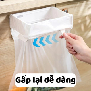 Thùng rác treo tủ bếp giá đỡ túi đựng rác có thể gấp gọn tiết kiệm không gian thùng rác treo nhà vệ sinh NGÓI HOME TR01