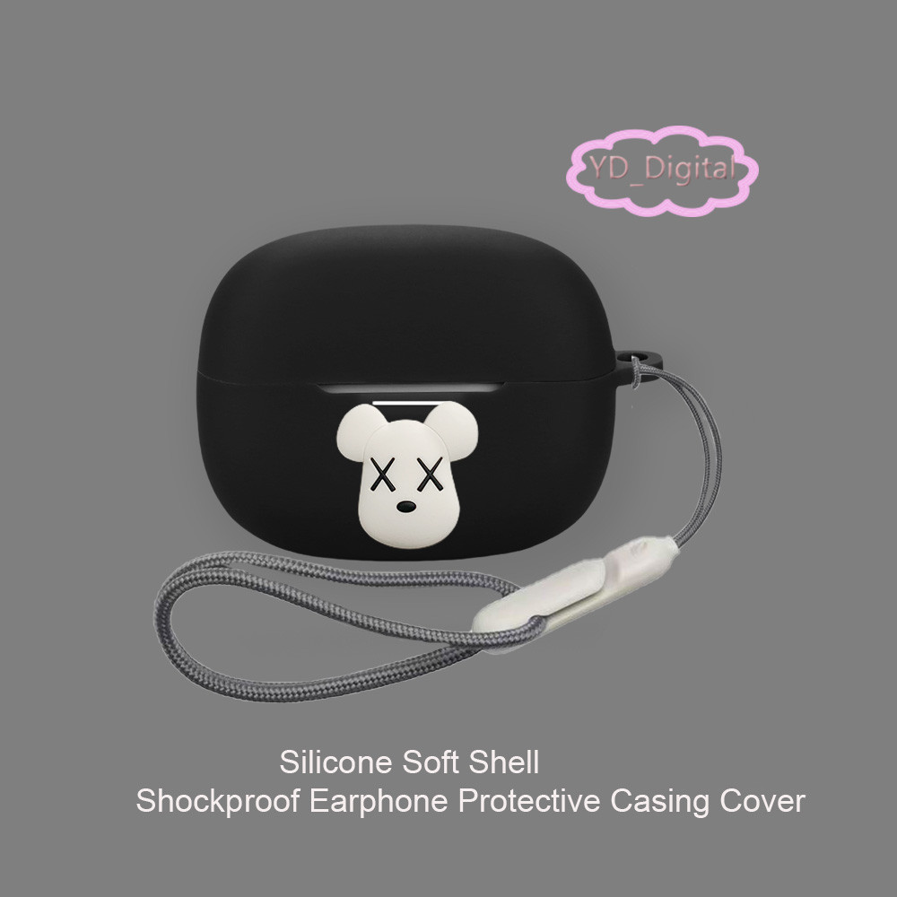 Vỏ Tai Nghe Xiaomi Redmi buds 8 pro Vỏ Bảo Vệ Silicon Tai Nghe Tay Mềm Chống Bụi Có Thể Giặt Vỏ Bảo Vệ Có Vòng