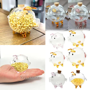 Dễ Thương Lợn Tiết Kiệm Bình Mini Trong Suốt Thủy Tinh Heo Đất Mới Lạ Ngân Hàng Cho Trẻ Em Sinh Nhật Và Trang Trí Phòng Ngủ Phòng Khách Phòng Ăn sonlekvn