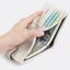 Hộp đựng hộ chiếu GUSTAVA RFID, Giấy chứng nhận đa chức năng RFID Túi đựng hộ chiếu, Da PU màu trơn di động chống trộm Ví đựng tiền xu nam nữ