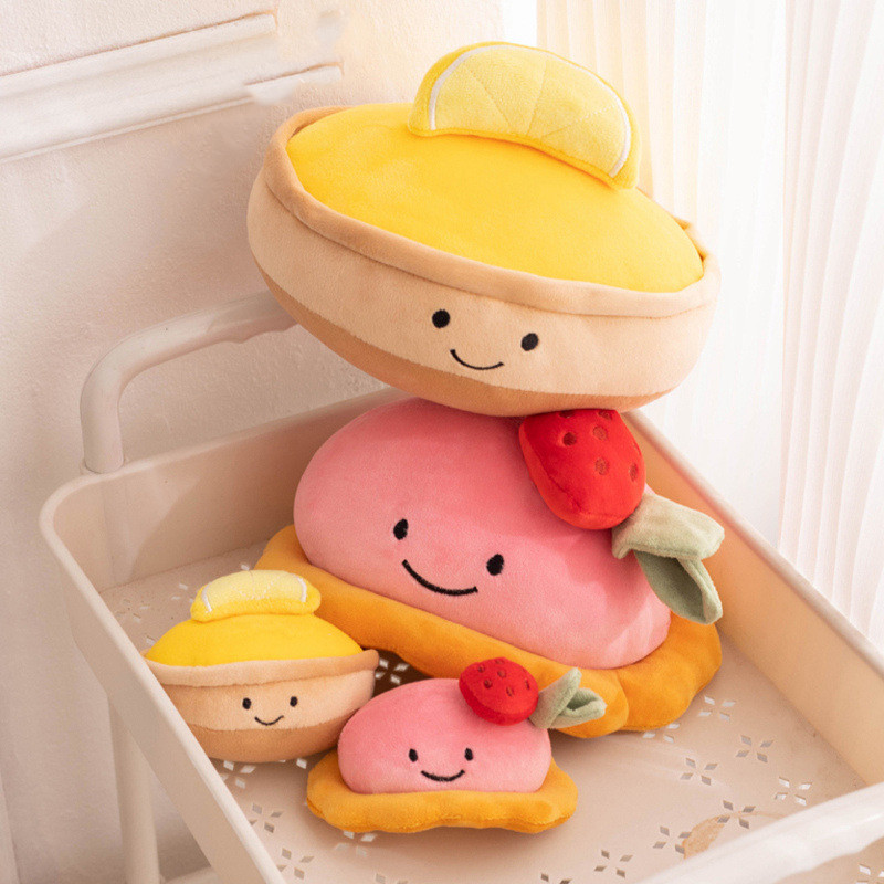 Pn Giả Dễ Thương Dâu Bánh tart Sang Trọng Búp Bê Quà Tặng Cho Bé Gái Trang Trí Nhà Đồ Chơi Nhồi Bông Cho Trẻ Em