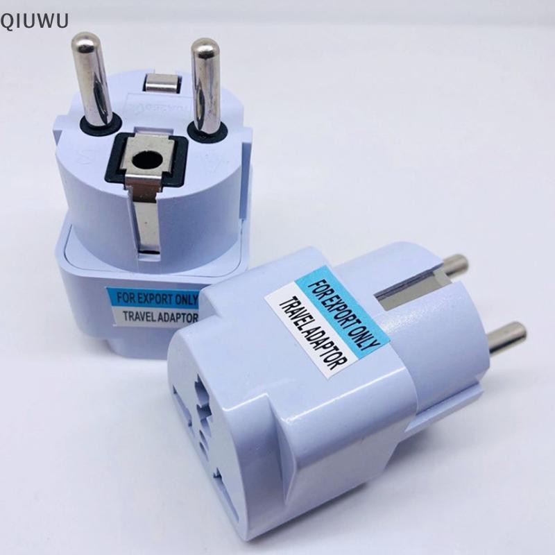 Qiuwu Universal EU Đức Chuyển Đổi Cắm Adapter Châu Âu Đức Úc Trung Quốc ...