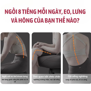 Ghế công thái học Myd.23 chỉnh dáng, giảm đau lưng, phù hợp cho mọi lứa tuổi