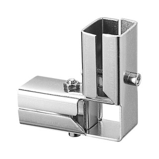 30x30 Đầu nối ống vuông bằng thép không gỉ Giá đỡ hoa Kệ buộc chặt Giá trưng bày Kết hợp dày bốn chiều PCFC