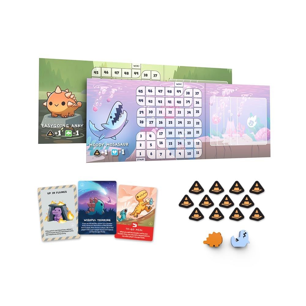 [Luật Việt] Boardgame Happy Little Dinosaurs Bản Tiếng Anh Trò chơi thẻ bài Tigar