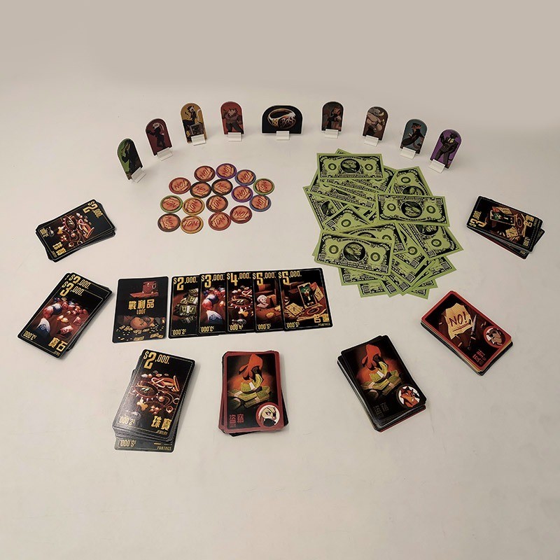 Bộ trò chơi boardgame GOOD CRITTER GOODCRITTERS - Băng cướp thủ đoạn Tigar