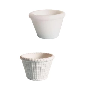 SA Giỏ Hoa Hình Khuôn Silicon Xà Phòng Handmade Thạch Cao Thạch Cao Lọ Hoa Khuôn