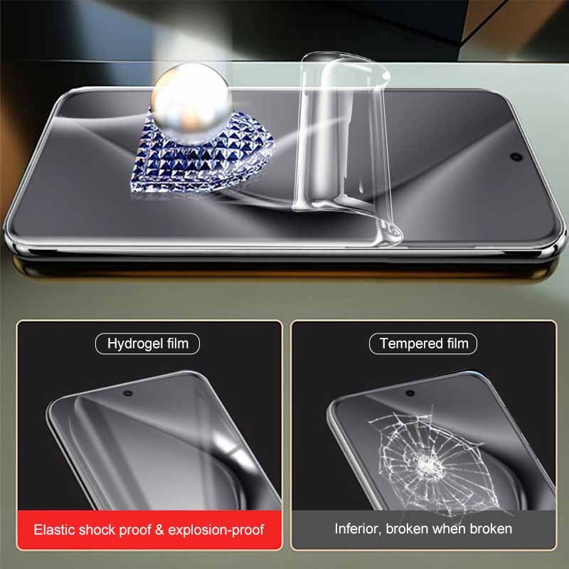 Realme14 Realme14x Realme14T 3 Cái Full Cover HD Phim Hydrogel Mềm Trong Suốt Cho Realme 14 Pro Lite Plus 4G 5G 14x Chống Gián Điệp Riêng Tư Chống Vân Tay Bảo Vệ Màn Hình Điện Thoại