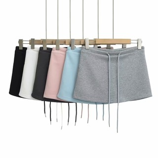Váy chữ A màu trơn dây rút mới của Mỹ dành cho nữ