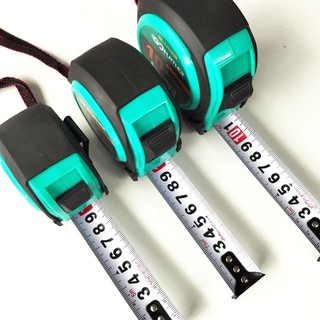 Thước Cuộn (Thước Rút) 5m 7.5m 10mm Bản rộng 25mm Cứng Vỏ bọc cao su Chống va đập
