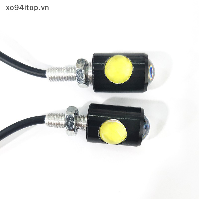Xoitop Sáng Tạo Xe Máy Đèn Tín Hiệu Biển Đèn LED Bóng Đèn Hình Mắt Biến Chỉ Báo Siêu Sáng Dễ Dàng Lắp Đặt VN