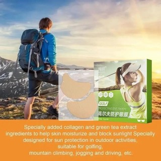 ESSENCEH 5 Miếng Dán Mặt UV, Miếng Dán Chống Nắng Golf Dưỡng Ẩm Chống Nắng, Gel Chống Nắng UV Miếng Dán Mắt Thạch Tươi Hoạt Động Ngoài Trời