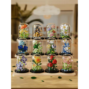 Tương thích với các khối xây dựng Lego Hoa hướng dương Bảo quản Bó hoa hồng hoa hướng dương Đồ trang trí lắp ráp DIY ba chiều 520 Quà tặng ngày lễ tình nhân Hàng có sẵn