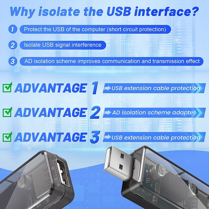 Mô-đun cách ly USB ADUM3160 Mô-đun cách ly điện áp USB sang USB (R F C V)