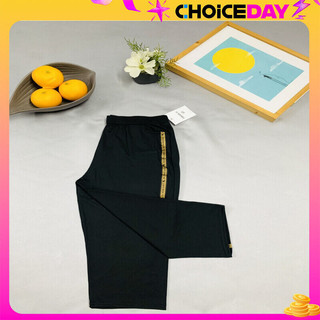 Quần legging ngố, quần nữ ngang gối phong cách thể thao vải thun cotton dày đẹp freesize 55kg .