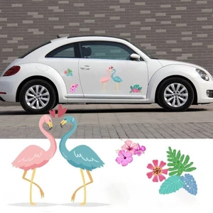 Nhãn dán xe hơi HL Flamingo Nhãn dán dưa hấu hoa Nhãn dán trang trí ô tô, xe máy, sửa đổi làm đẹp, nhãn dán chống thấm