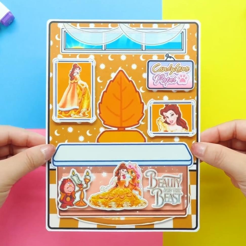 Ngôi nhà búp bê đồ chơi trí tuệ học liệu toca Bella Quite Book đồ chơi montessori tri tuệ thông minh