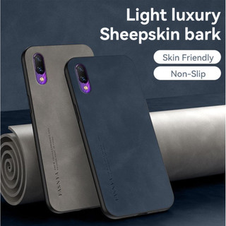 Vivo NEX S NEX a 1805 NEX S Y93 Y93S y91c y1s 1820 Vỏ chống rơi và hấp thụ sốc làm bằng da cừu chất lượng cao và vỏ cứng thân thiện với da