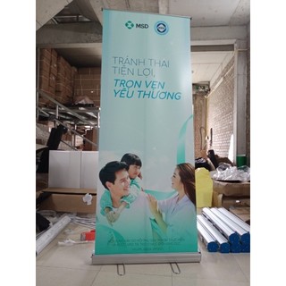 [GIÁ CUỐN] STANDEE CUỐN NHÔM, CUỐN INOX NẶNG CHẮC CHẮN VÀ BỀN ĐẸP