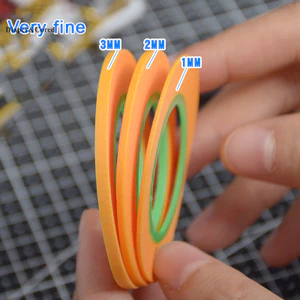 Diaper & CORED Model ing Coag Color Ultra Tape Fine DIY Mặt nạ đặc biệt rộng 1mm / 2mm / 3mm 18m Model Covering Tape YTH