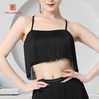 Áo ba lỗ tua rua khiêu vũ tua rua dành cho câu lạc bộ trang phục hóa trang