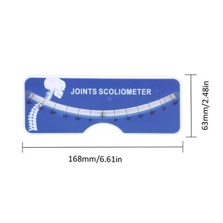 Máy đo kiểm tra đo cc để chẩn đoán Scoliometer Đánh giá y tế về lưng