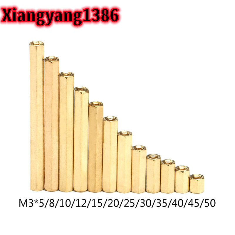 Hai chiều M3 * 5 / 6 / 8 / 10 / 12 / 15 / 20-50 M3 cột đồng lục giác ...