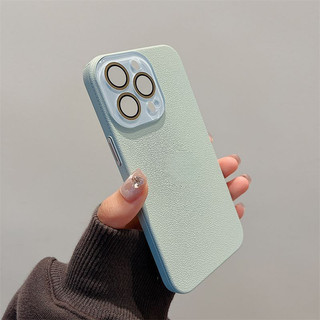 Ốp điện thoại mờ hạt vải thiều cứng cho iPhone15 Pro Max 14 13 12 11 Pro Max 14 / 15Plus Vỏ chống sốc có bảo vệ ống kính chống rơi lưng cứng