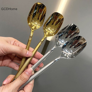 Gcdhome Thìa Inox Làm Dày Tay Cầm Dài Thìa Canh Cho Nồi Nóng Thìa Nhà Bếp Bộ Đồ Ăn Nấu Ăn Đồ Dùng HOT