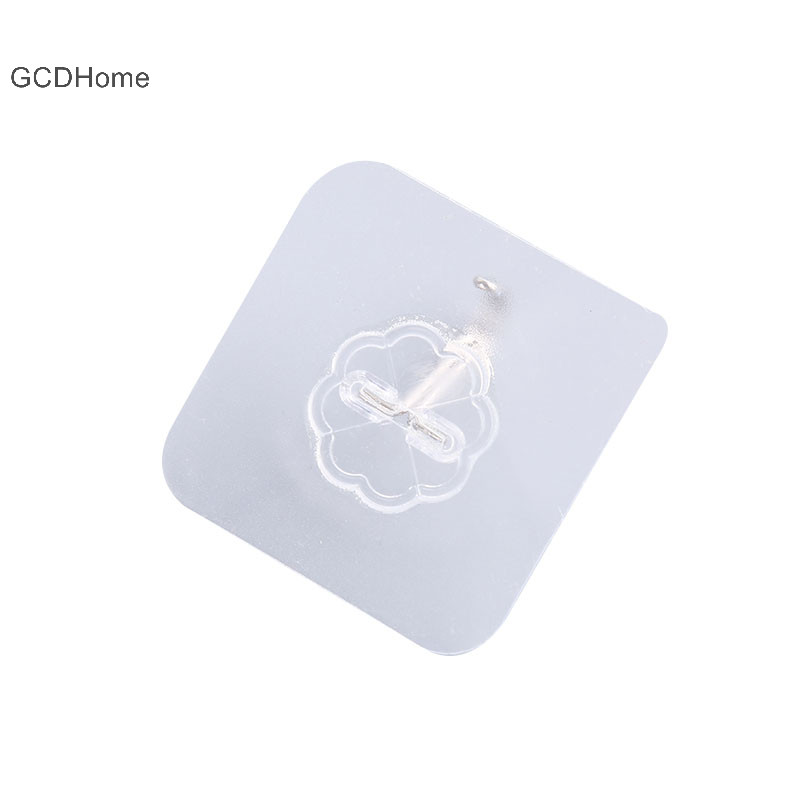 Gcdhome 10 Cái Móc Treo Tường Liền Mạch Trong Suốt Chống Thấm Nước HOT