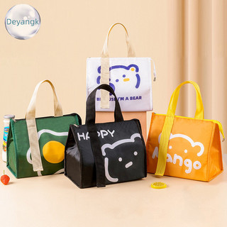 Deyangk Di Động Giữ Nhiệt Hộp Cơm Trưa Túi Bảo Quản Thực Phẩm Túi Xách Du Lịch Dã Ngoại Túi VN