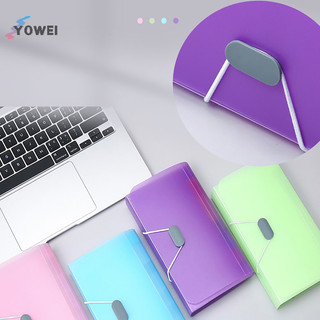 Yowei A6 Mở Rộng Ví Organ Túi Đựng Hồ Sơ Chống Thấm Nước Tổ Chức Sách Dữ Liệu 13 Lớp VN
