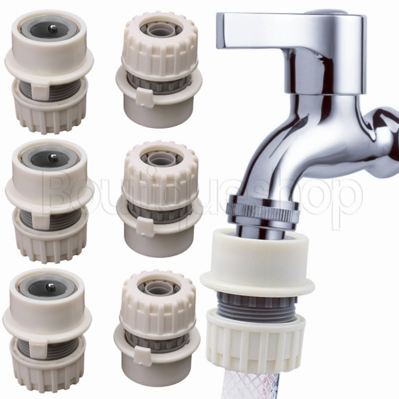 [Đặc sắc] Bộ kết nối vòi 4 điểm - Lắp đặt nhanh, chống rò rỉ - Vòi kết nối đường ống - Bộ chuyển đổi ống nước - Khớp ống - Phụ kiện hệ thống tưới tiêu