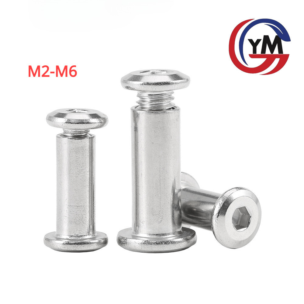 [Ymh1] Đinh tán inox, đinh tán vặn ren inox 304 đầu lục giác M2-M6 ...