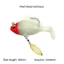 BORAGETE SwimBait, Jig Mồi bass mềm nhân tạo có móc chì, Swimbait Bass Dark Sleeper Minnow Lure