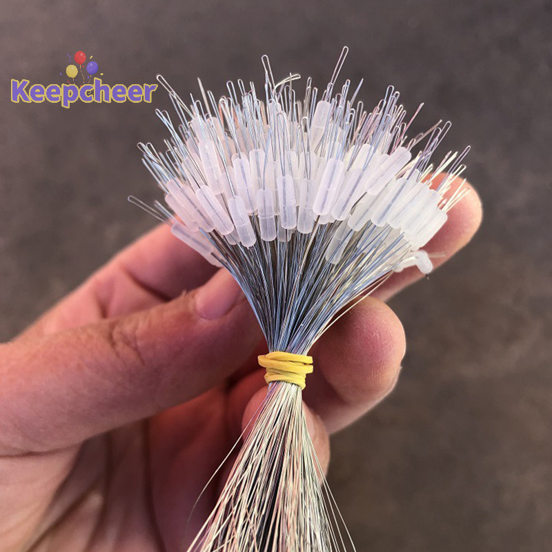 [Keepcheer] 300 Cái / lốc Phao Cao Su Chặn Câu Cá Bobber Chặn Phao Hình Trụ Không Gian B [Mới]