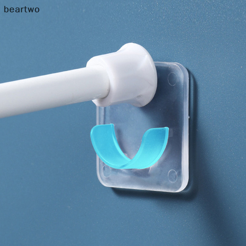 < Beartwo > Giá đỡ thanh treo rèm chắc chắn cho keo dán tường Phòng tắm Thanh tắm giữ căng thẳng cần khoan cho tủ quần áo đẹp