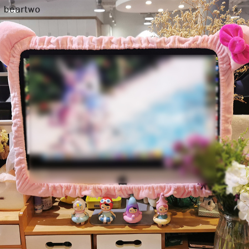 < Beartwo > Màn hình máy tính xách tay chống bụi dễ thương Vỏ bảo vệ trang trí Đẹp