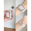 Dây đeo bện dễ thương Hàn Quốc + Ốp lưng cho Huawei Watch Fit 5 Fit 4 4 Pro Vòng tay Nylon đàn hồi Vòng đeo tay thay thế Vòng đeo tay cho Huawei Watch Fit 3 Phụ kiện thắt lưng