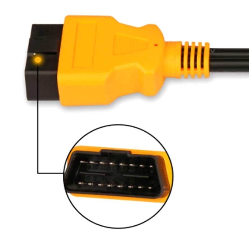 Bang Obd2 Splitter 16 Pin OBDII Cáp Adapter Obd2 Bộ Chia Nối Dài 1 Nam Đến 2 Nữ Nối Dài Cáp Adapter