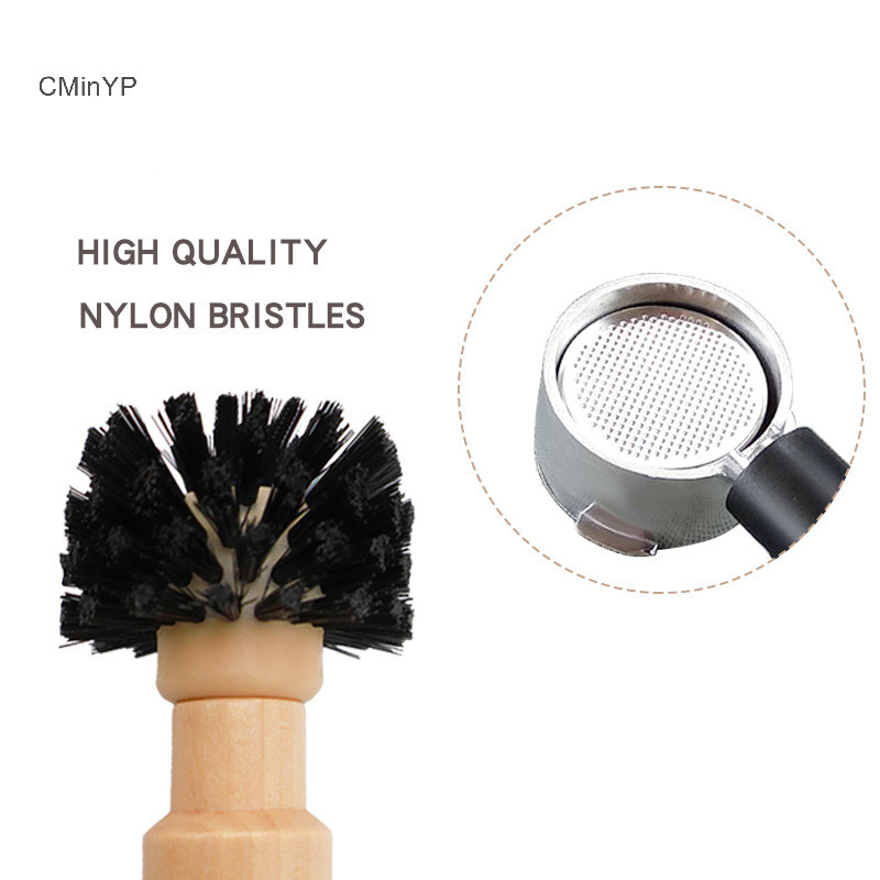 Bàn chải cà phê Tamper Barista CMinYP 54 / 58mm, Espresso 51mm với công cụ Portafilter Vệ sinh tay cầm 58mm Glory