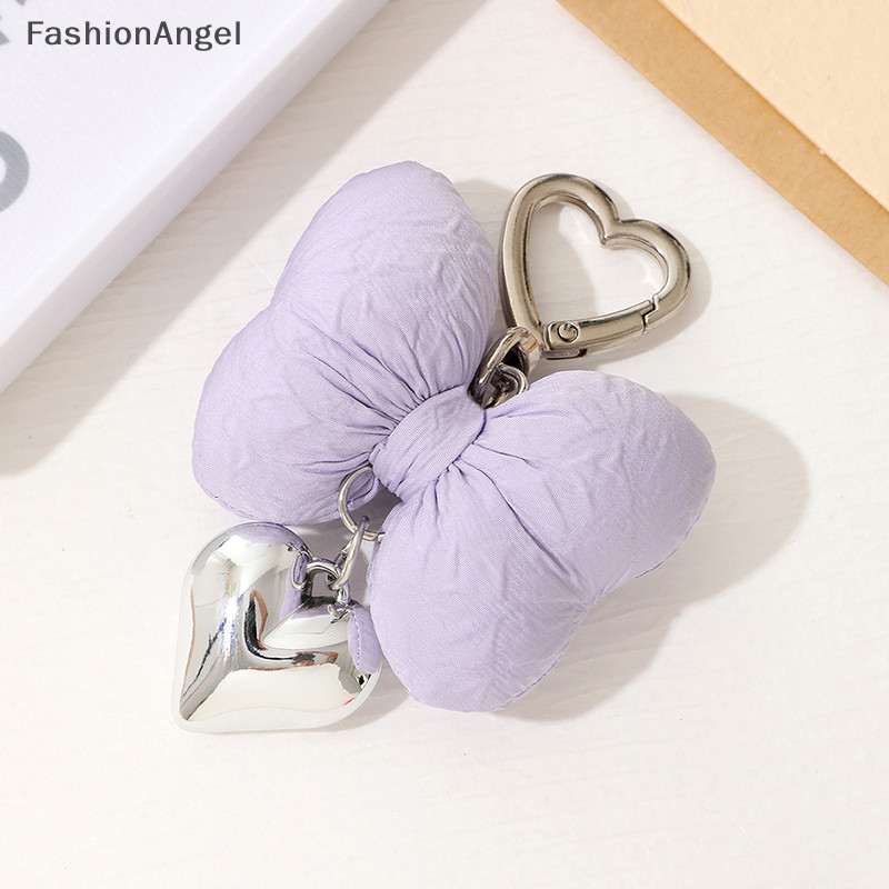 FashionAngel Thời Trang 3D Nơ Móc Khóa Bông Ngọt Ngào Đầy Nơ Móc Khóa Cho Bé Gái Ba Lô Mặt Dây Chuyền Trang Trí Quà Tặng TH