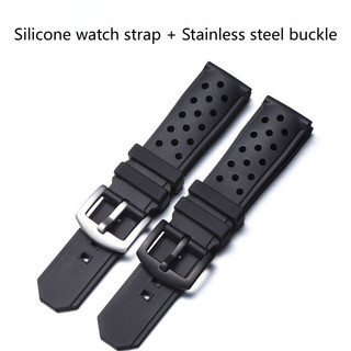 Dành Cho Đồng Hồ TAG Dây Đeo Đồng Hồ Silicon Nhiệt Đới CARRERA Monaco 22 Mm Dây Đồng Hồ WAZ2113 Cao Su Đồng Hồ Lặn Diver Thể Thao Nhựa Dây Đeo Tay Nam Nữ Vòng Tay